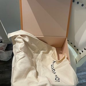 Louis Vuitton over the moon bubblegram purse